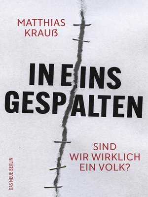 cover image of In eins gespalten